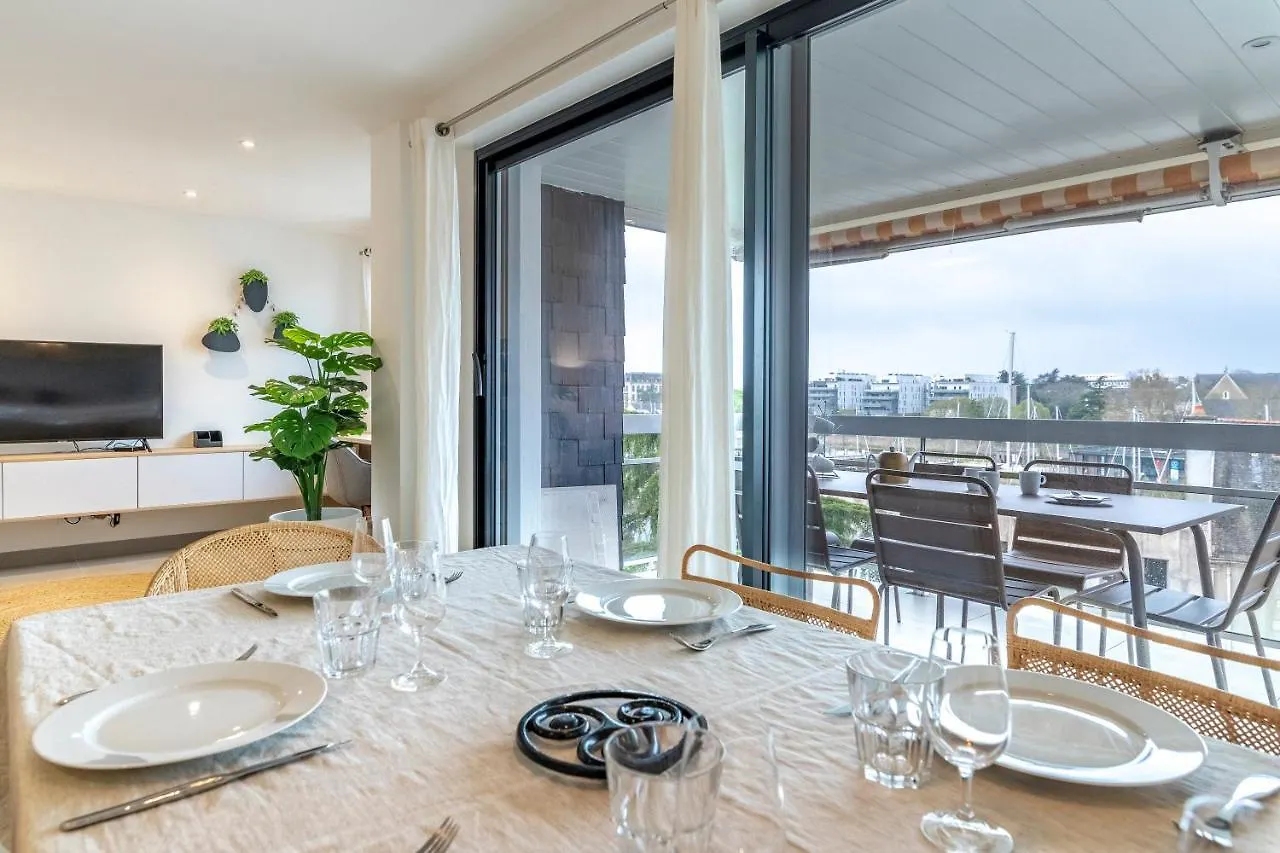 Apartamento Grand Appartement De Standing Avec Terrasse Vue Port Au Centre De Vannes França
